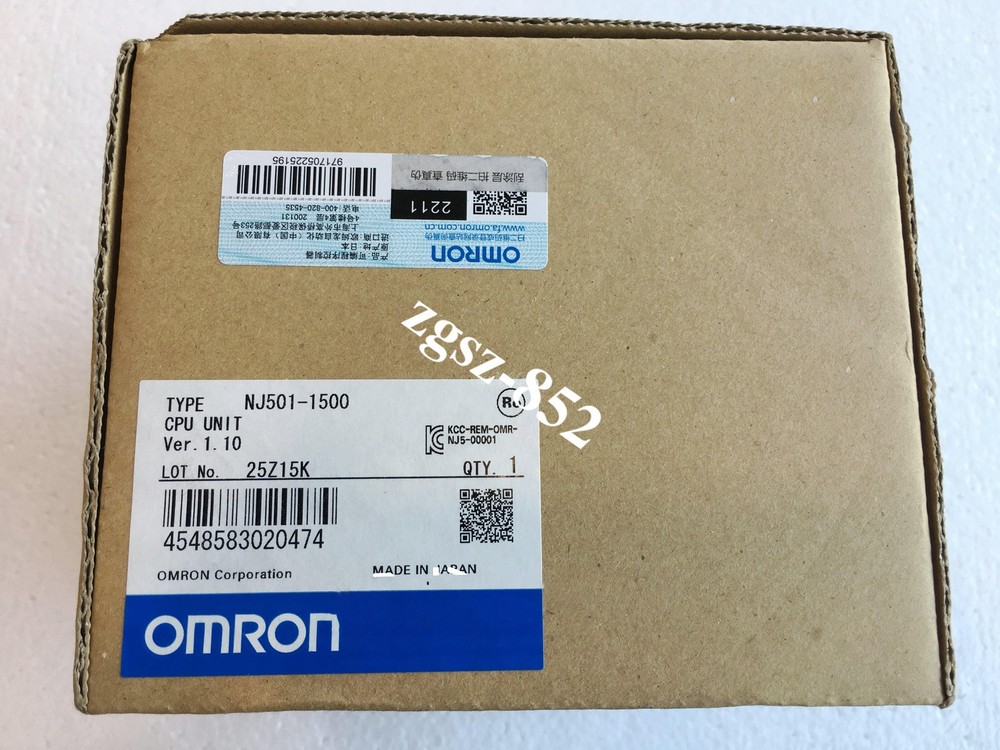 NEW 1PC OMRON CPU NJ501-1500 module Fast Shipping FedEx or DHL