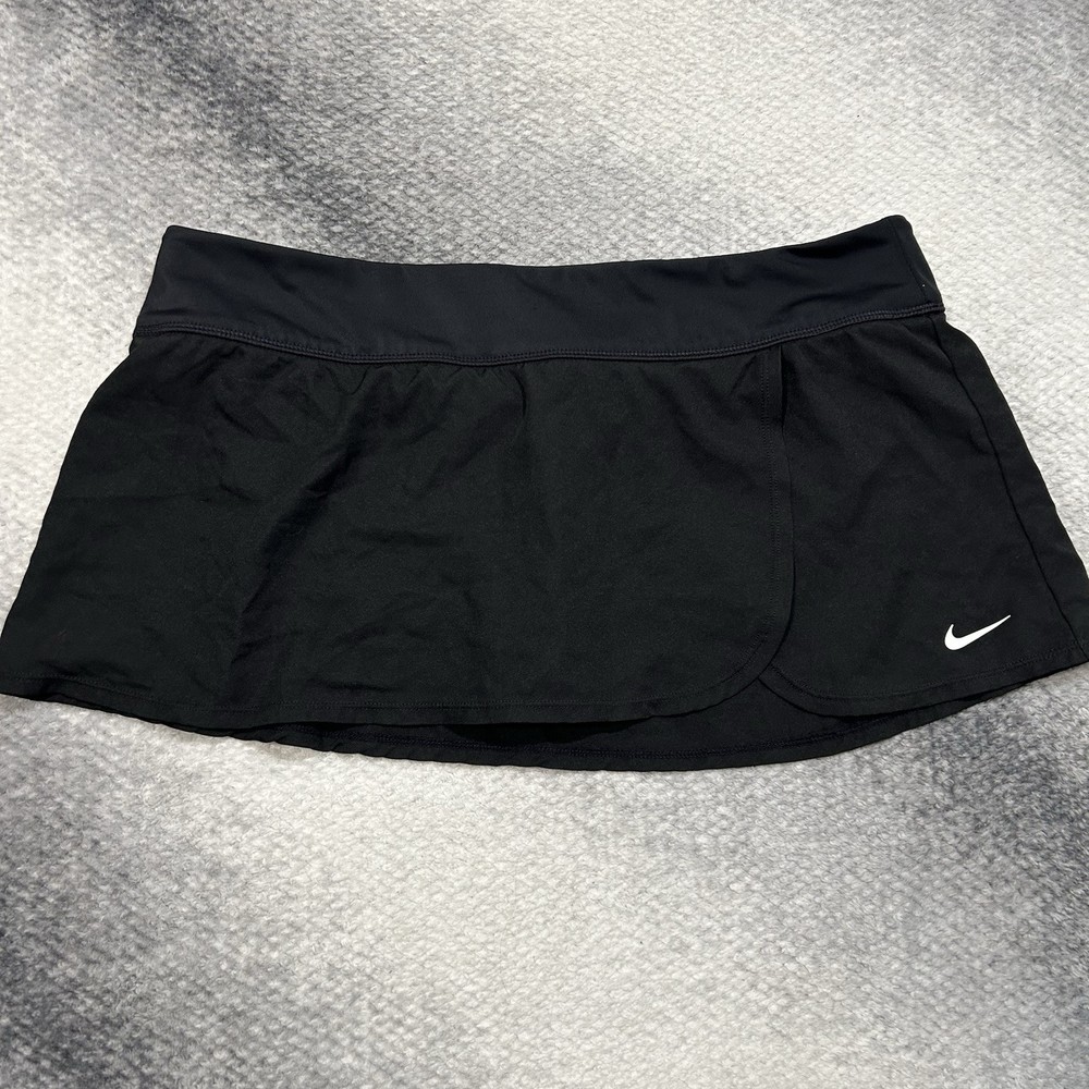 Y2K Nike Black Micro Skort Large for Tennis Running Golf