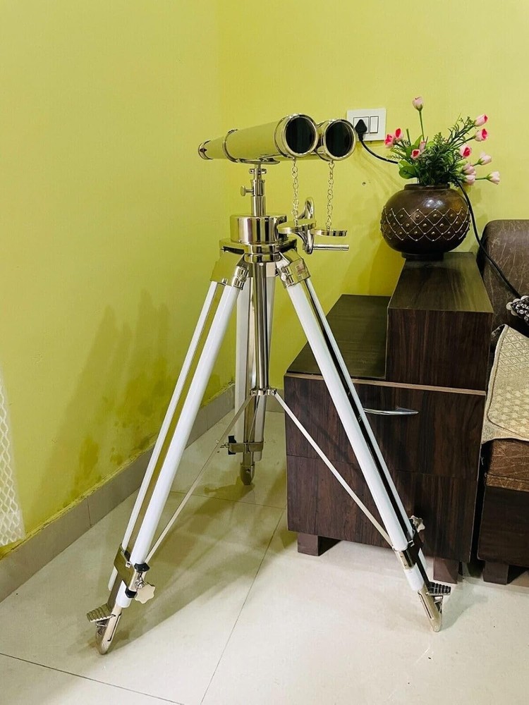Brass Binoculars Super Zoom Telescope Great Gift Bird Watching Adjustable Tripod