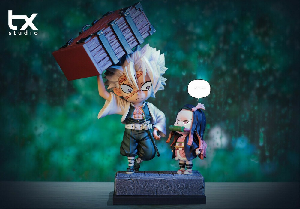 Presale Demon Slayer Kamado Nezuko Shinazugawa Sanemi Resin Figure GK Statue-image