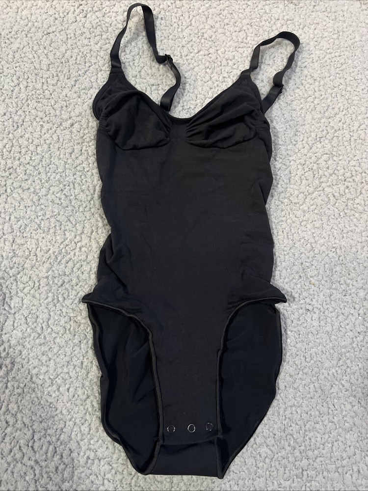 Skims Seamless Sculpt Brief Bodysuit Size XS Black