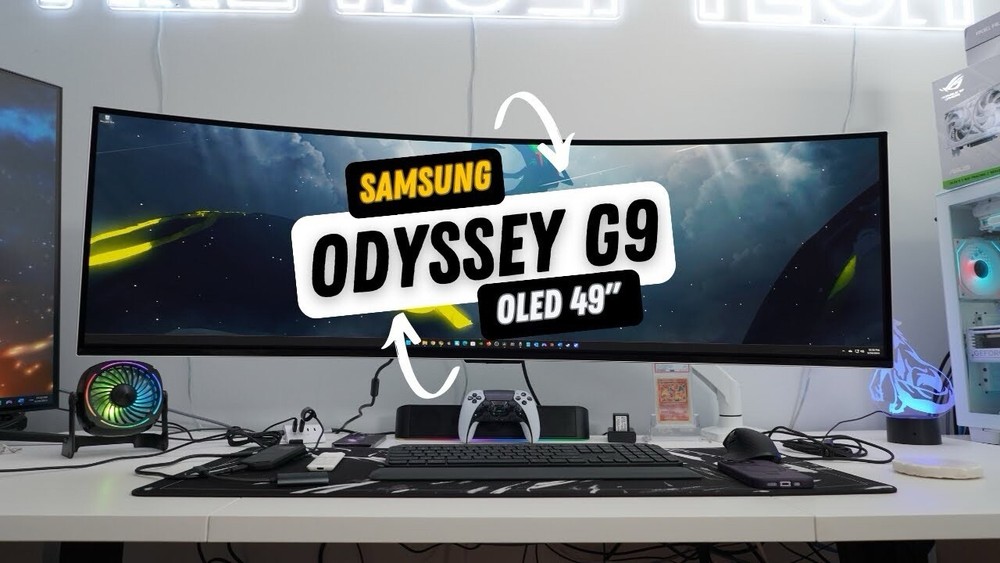 Samsung C49RG90SSN 49 inch Widescreen QLED Monitor - LC49RG90SSNXZA