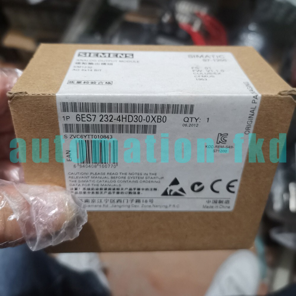 Brand New 6ES7232-4HD30-0XB0 output module one year warranty #F8
