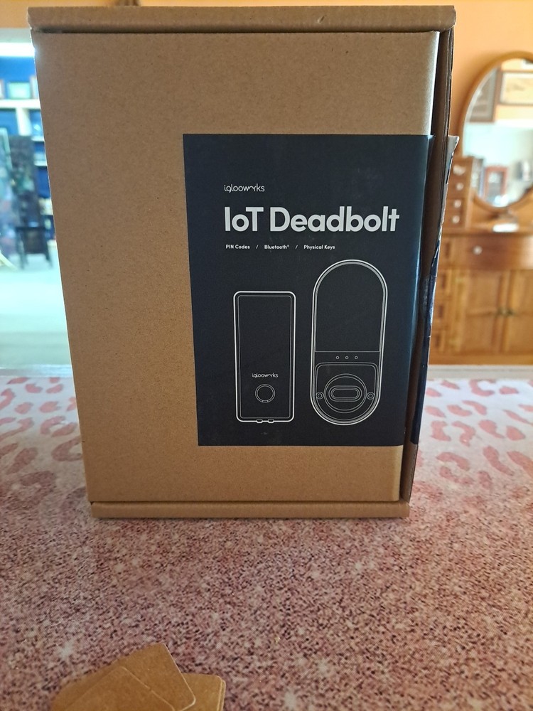 Igloohome Smart Deadbolt Keyless Entry with Bluetooth and Cellular IoT Connectivity