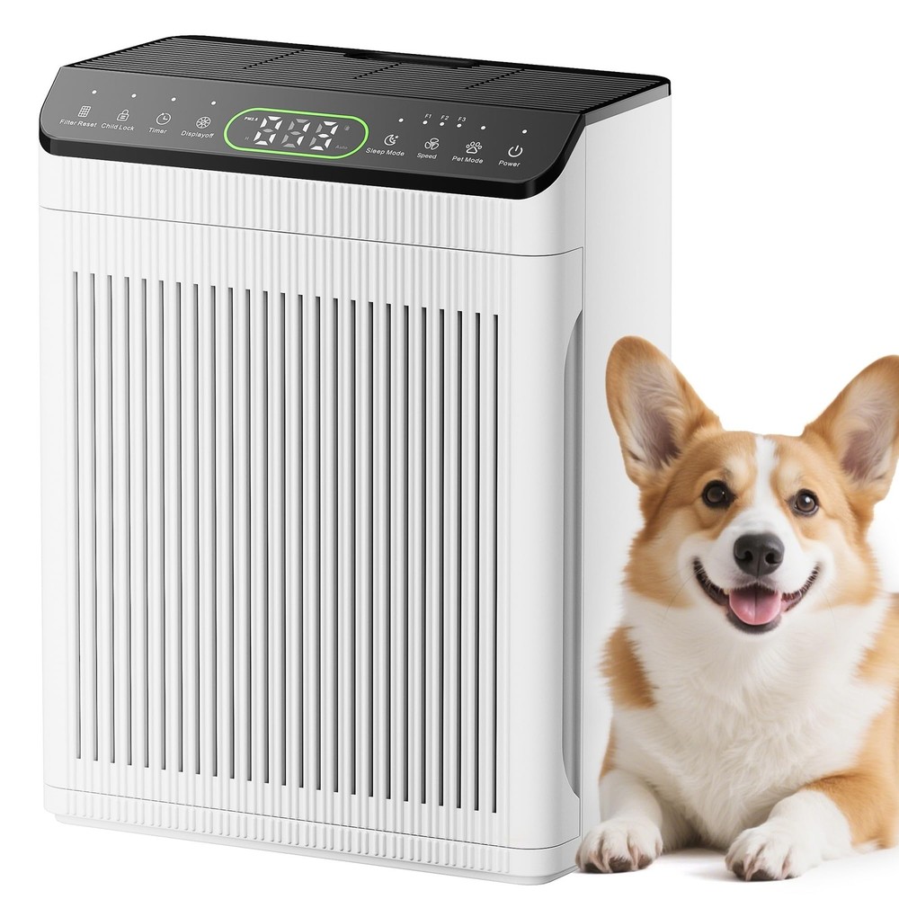 Air Purifiers for Home Large Room up to 2200sq.ft with Washable Filters, EVAL...