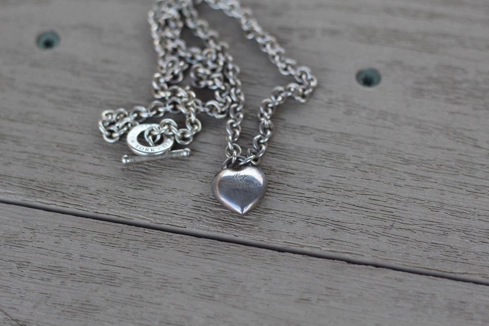 Tiffany Necklace Engraved “My Forever”