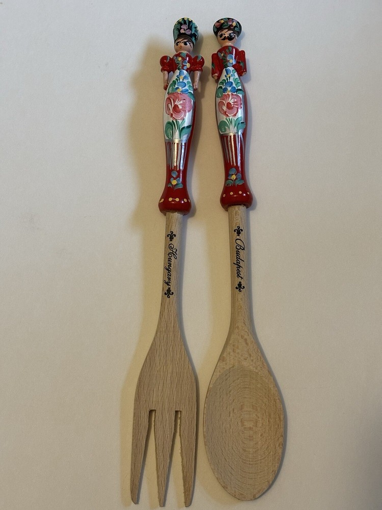 Wooden Kitchen Utensils, 12” Long