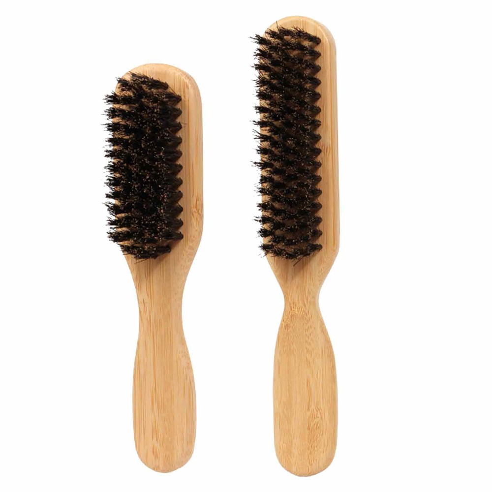 Boar Bristles Beard Brush Travel Mustache Comb Mustache Brush Beard Brush