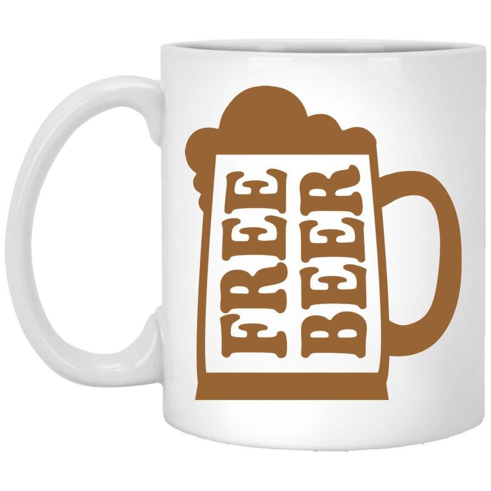 Free Beer Beer Mug Gift Funny Beer Mug Coffee Mug Gifts For Him And Her