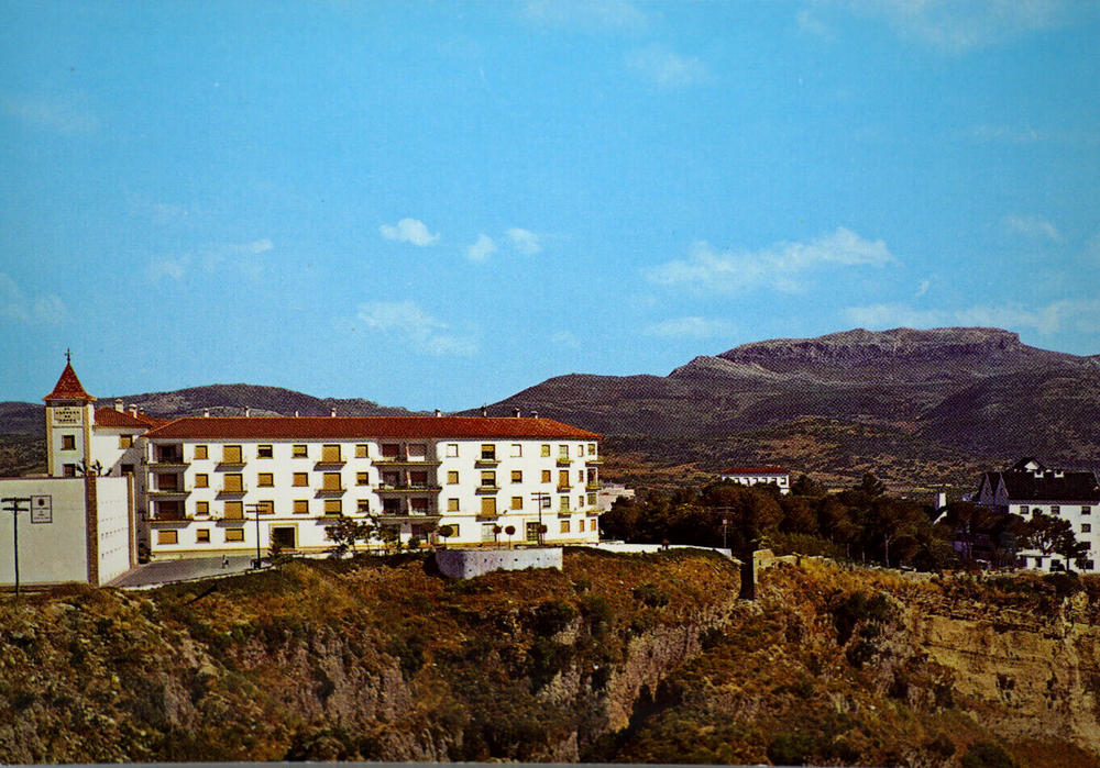 Postcard Spain Tajo Cliff-Sided Hotel Reina Victoria Wellness & Spa Ronda Malaga