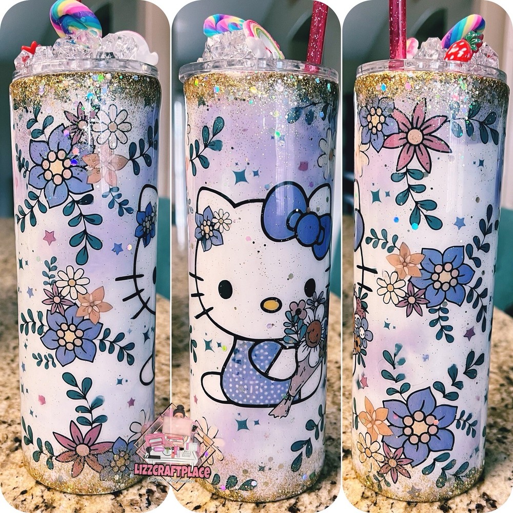 Valentines Day Gift Epoxy Glitter 20oz Tumbler Set-image