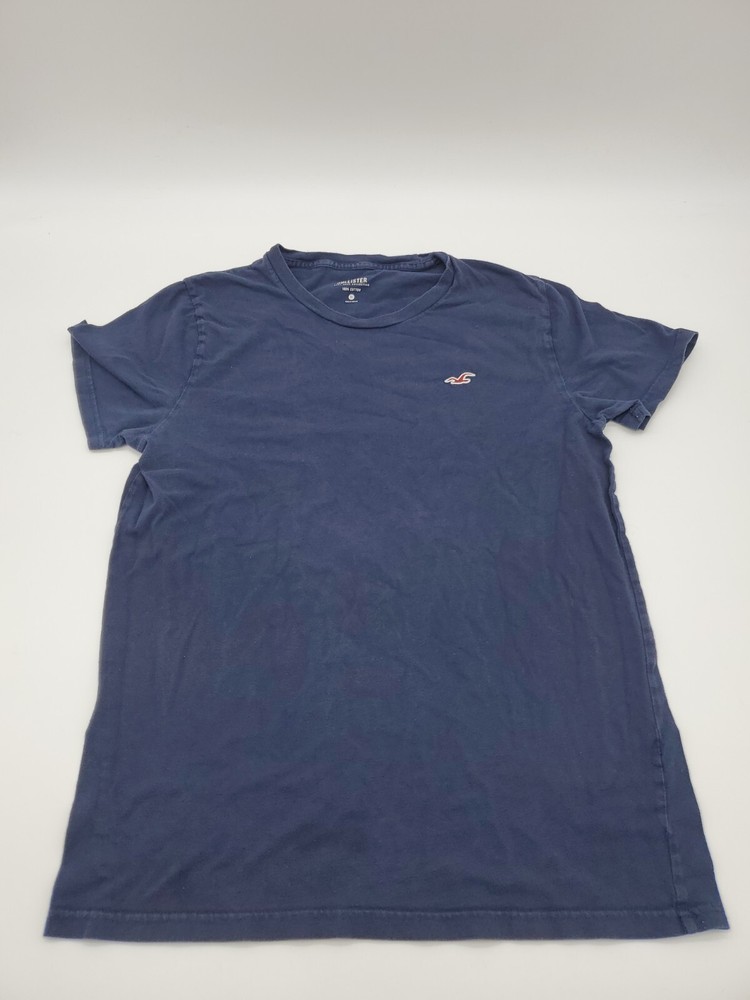 Hollister Must Have Collection Medium Logo Men Blue T-shirt..#18185