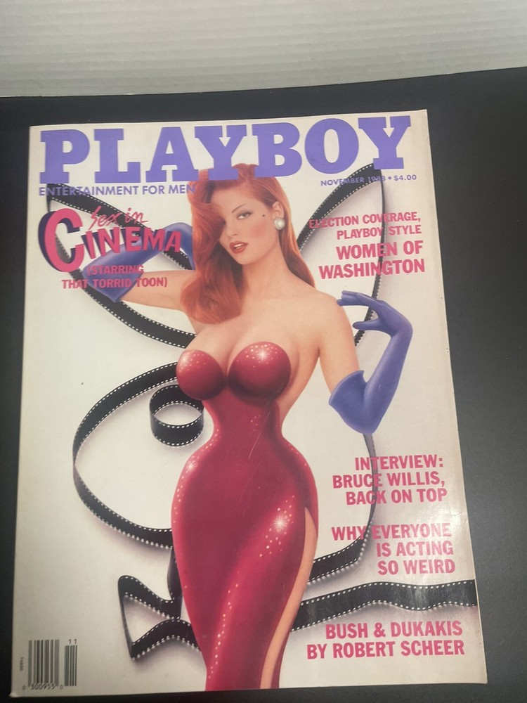 Playboy Magazine - November 1988 (Bruce Willis Intrvw & Pia Reyes Ctrfld)
