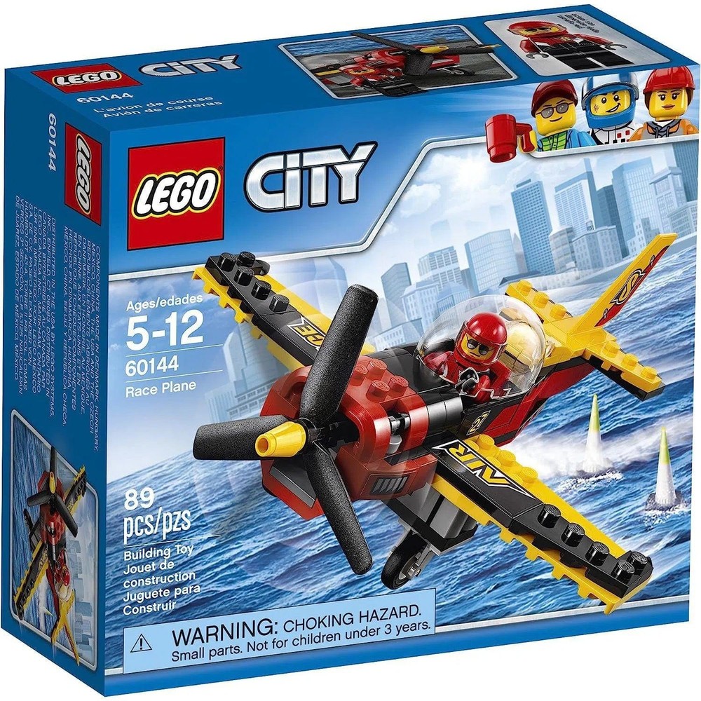 LEGO City Race Plane Toy Set 60144 for Kids and Collectors
