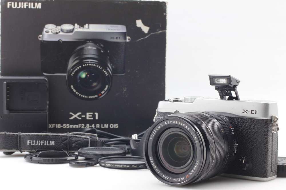 NEAR MINT IN BOX Fujifilm Fuji X-E1 Digital Mirrorless + 18-55mm f2.8-4 JAPAN