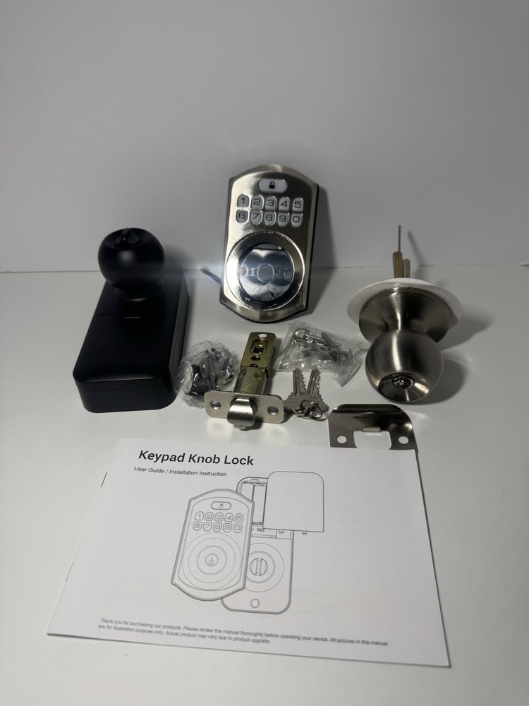 Smart Keyless Entry Door Lock with Keypad and Handle - TEEHO TE003