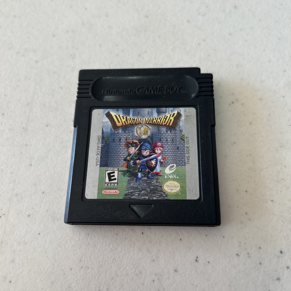 Dragon Warrior I & II GBC 2000 Nintendo RPG Enix Cartridge Only