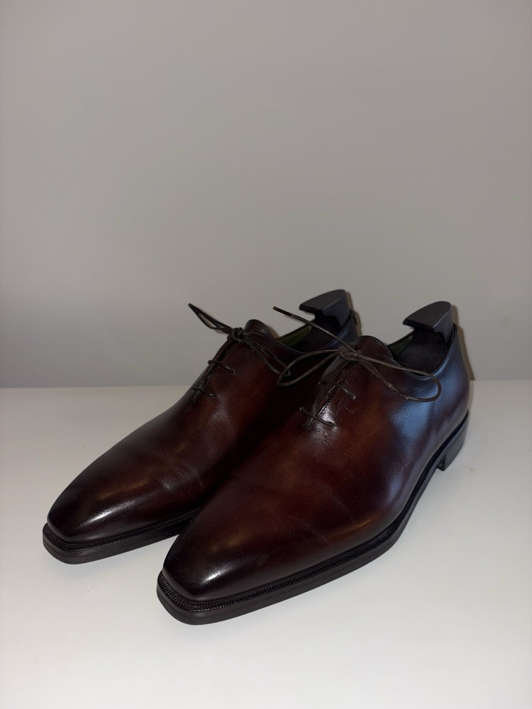Berluti Alessandro Leather Oxford Shoes Size 9 US