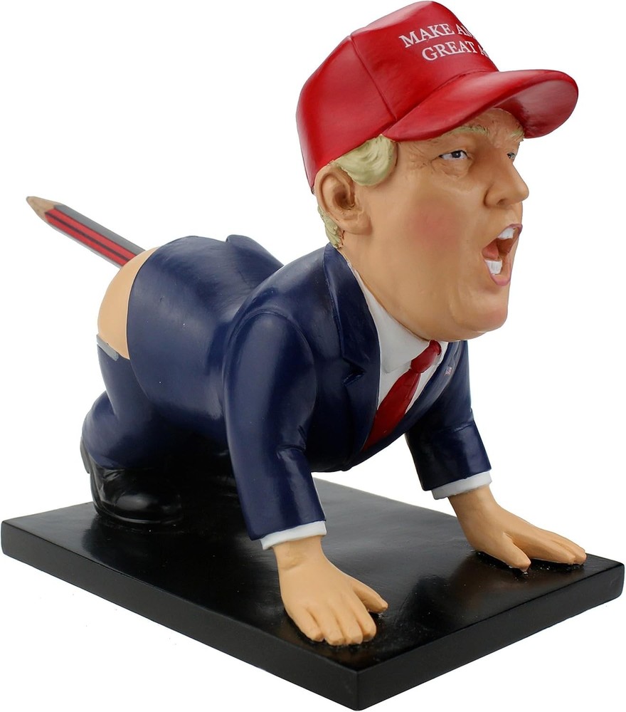 Funny Donald Trump White House Pen Holder - The Original Dump-a-Trump Design