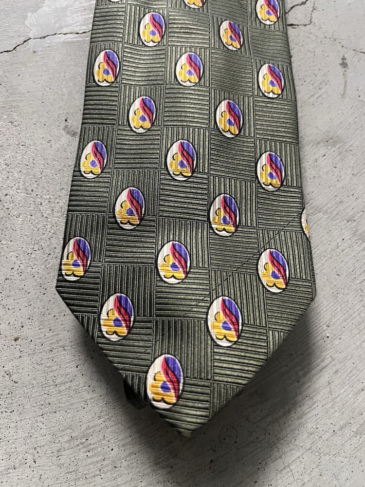Jos A Bank Signature Gold Collection Silk Tie Italy Made Limited Edition 70/100