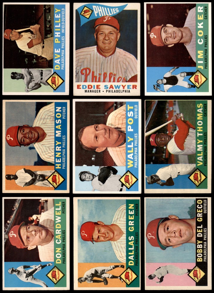 1960s Topps Philadelphia Phillies Team Set VG 19 of 35 Cards Collectors Series #6909733