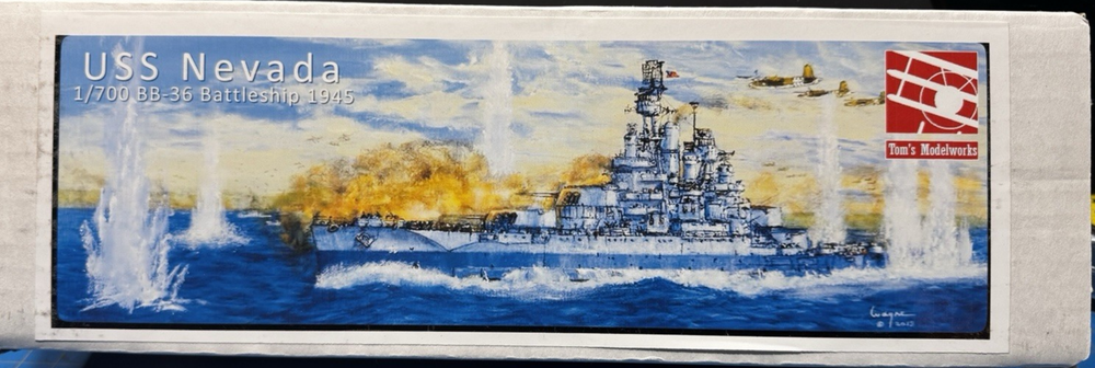 Tom's Modelworks 1/700 USS Nevada BB-36 1945 Resin Battleship