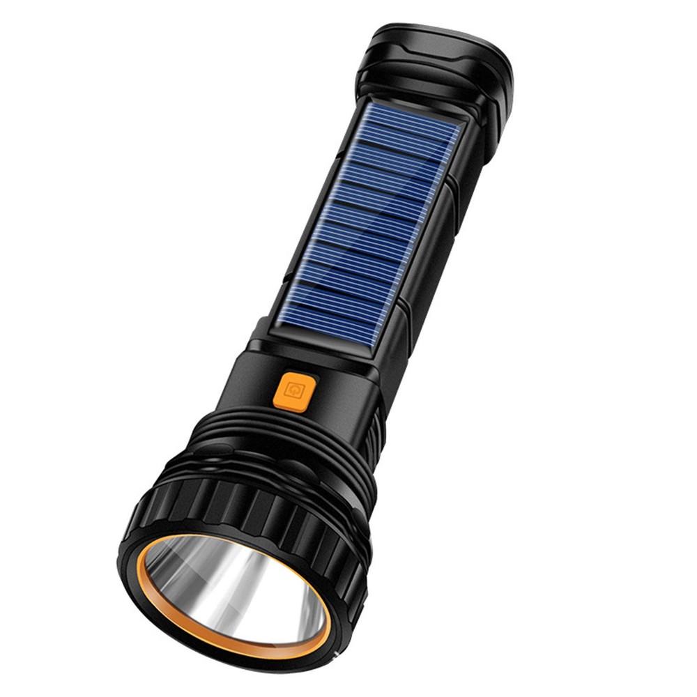 Solar/Rechargeable Multi Function 1000 Lumens LED Flashlight, with Emergency ...