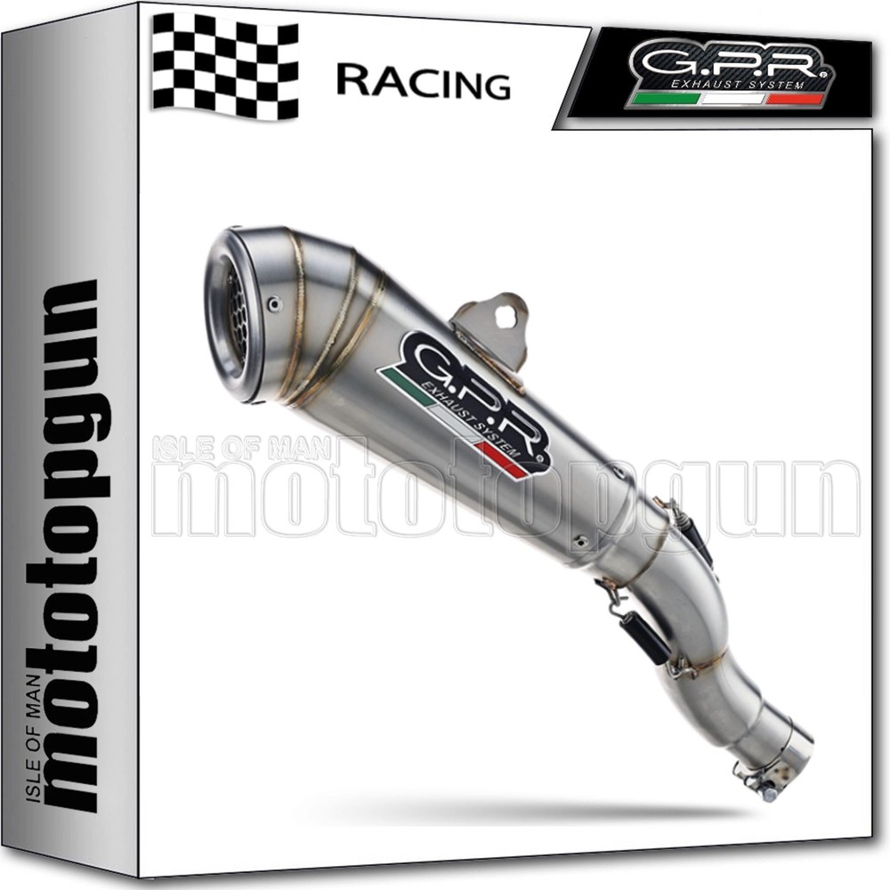 GPR Full System Racing Exhaust Stainless Steel for Kawasaki Vulcan 650 S 2021-image