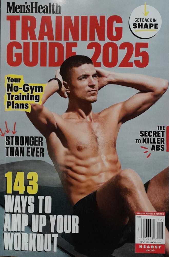 Men'S Health, Training Guide 2025 Magazine Issue 12