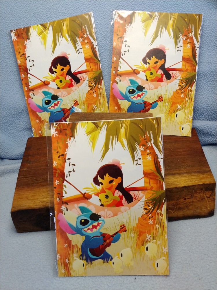 3 Disney LILO & STITCH Postcards 5