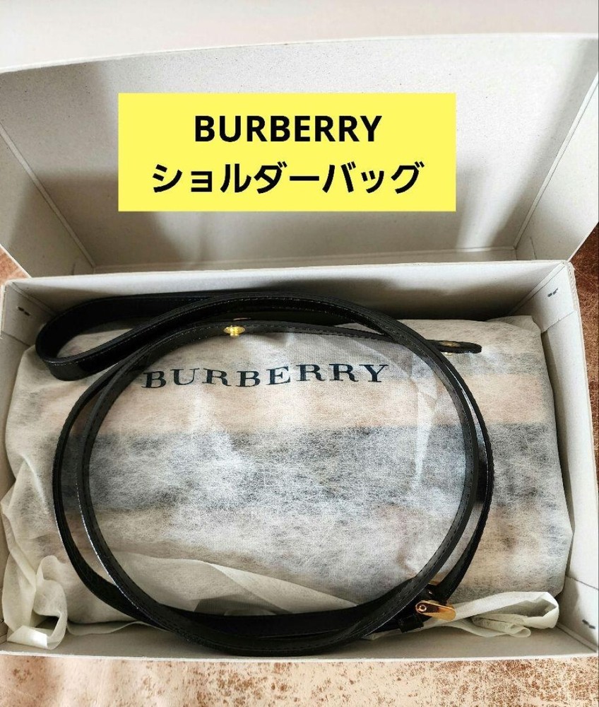 Burberry Shoulder Bag Nova Check Canvas Brown Authentic F1007442