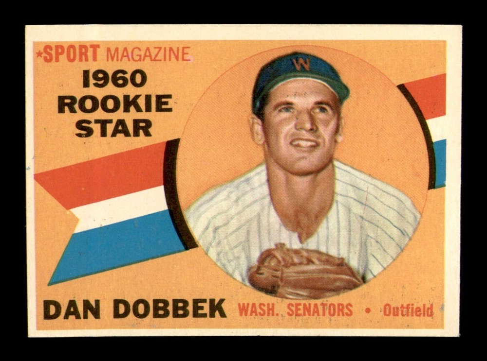 1960 Topps #123 Dan Dobbek EX-MT Vintage Baseball Card OBGcards