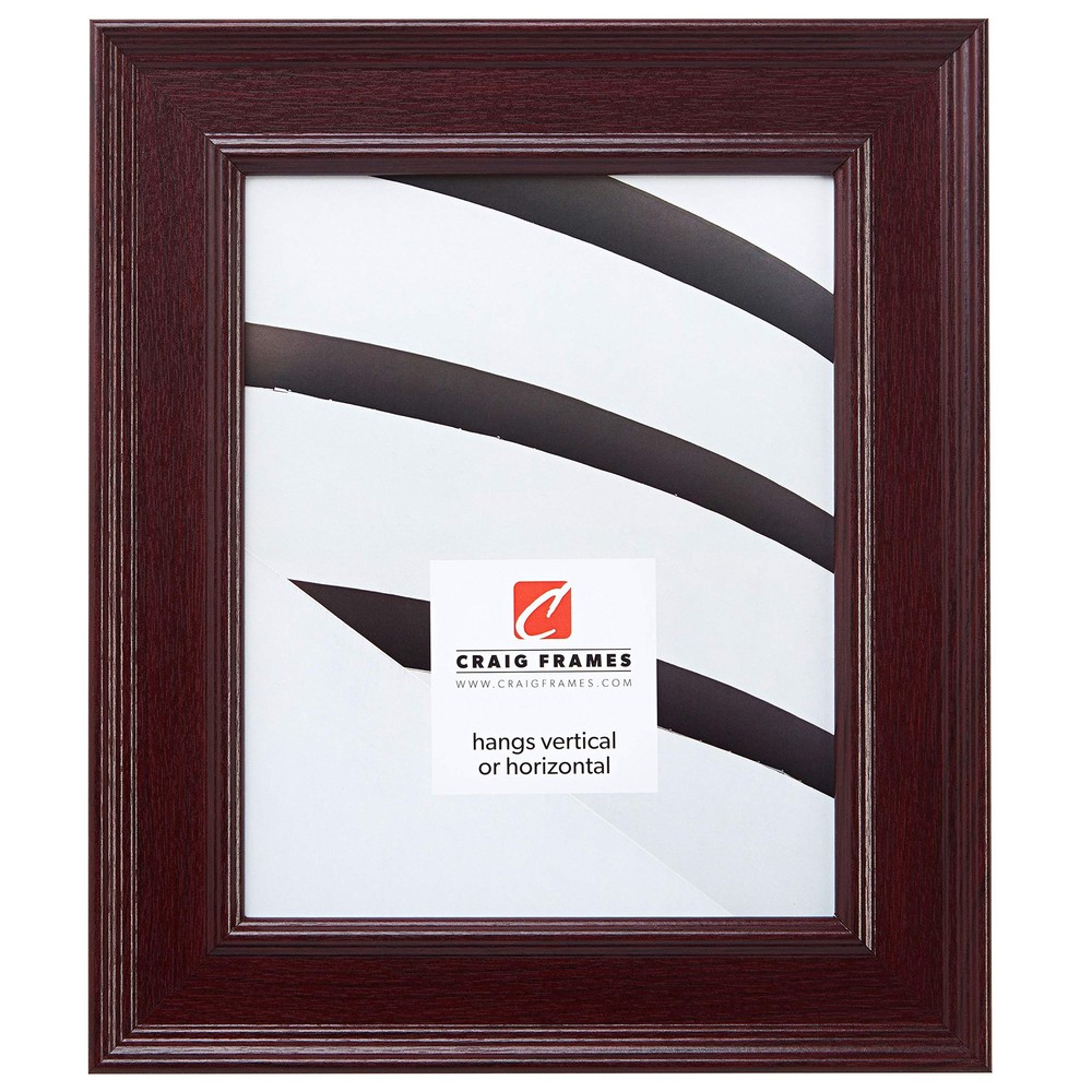 8x10 Mahogany FM97MA Picture Frame with 2-Inch Smooth Wrap Finish