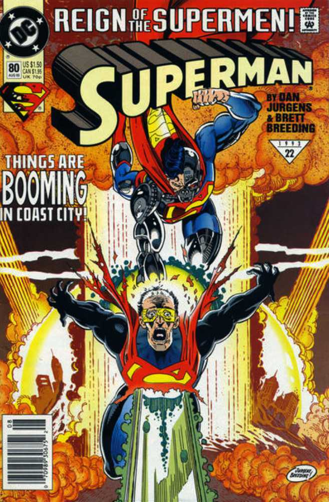 Superman #80 Newsstand Cover (1987-2006) DC Comics