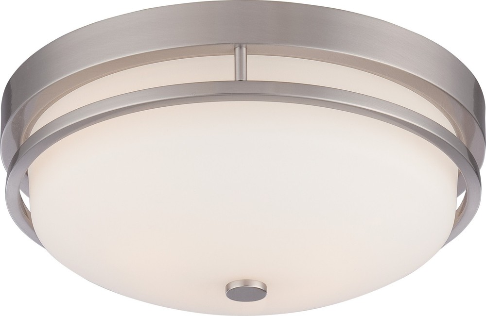 Nuvo 60/5486 Neval Brushed Nickel Flush Mount Light