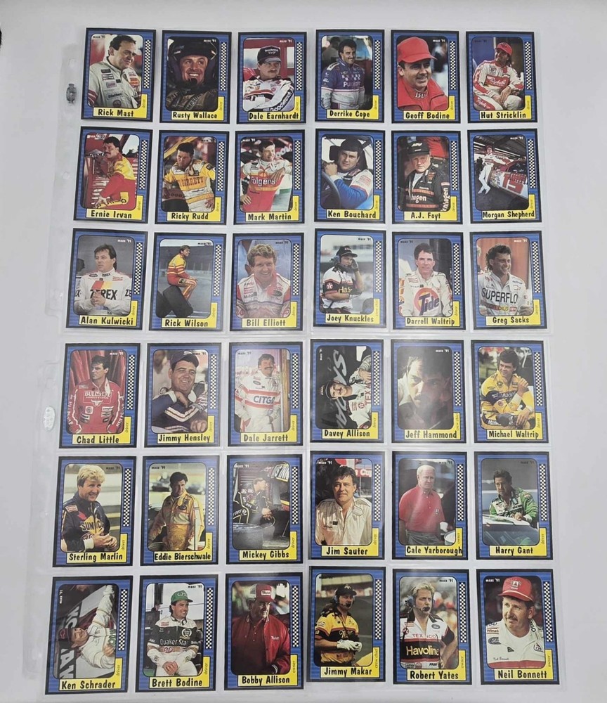 Vintage Nascar Racing Trading Card HUGE Lot Collection 293pcs
