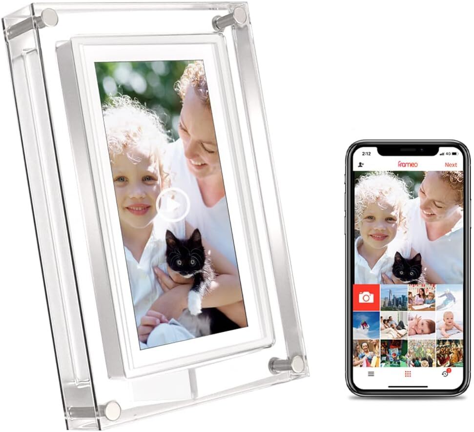 5 Inch Frameo Smart WiFi Digital Photo Frame with IPS LCD Touch Screen