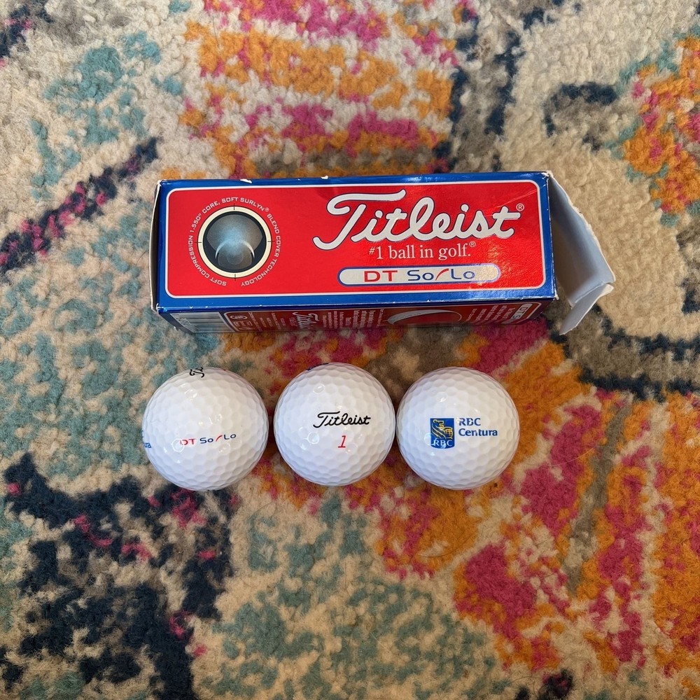 Titleist DT So Lo Golf Balls - 3 Pack