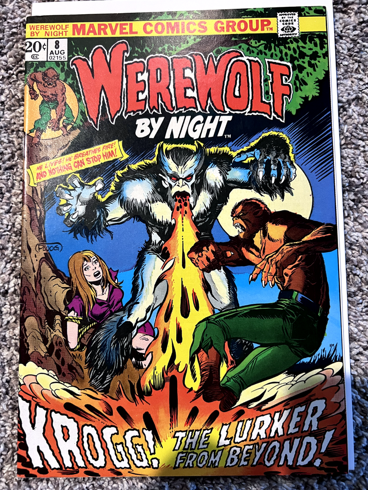 Werewolf By Night #8 VF+ Krogg The Lurker From Beyond