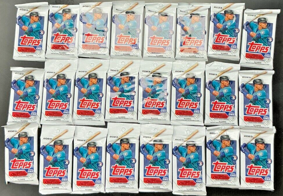2023 Topps Series 1 Retail Box Equivalent - 24 Sealed Packs