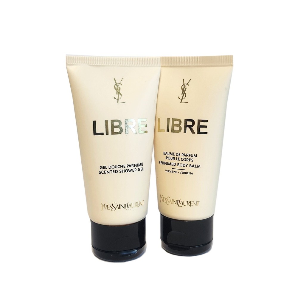 ysl LIBRE Shower Gel 1.6 fl oz & Perfumed Nourishing Body Balm 1.6 oz