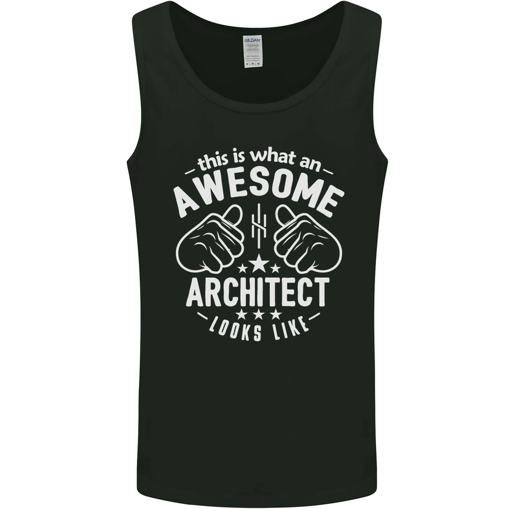 This Is What an Awesome Architect Looks Like Mens Vest Tank Top
