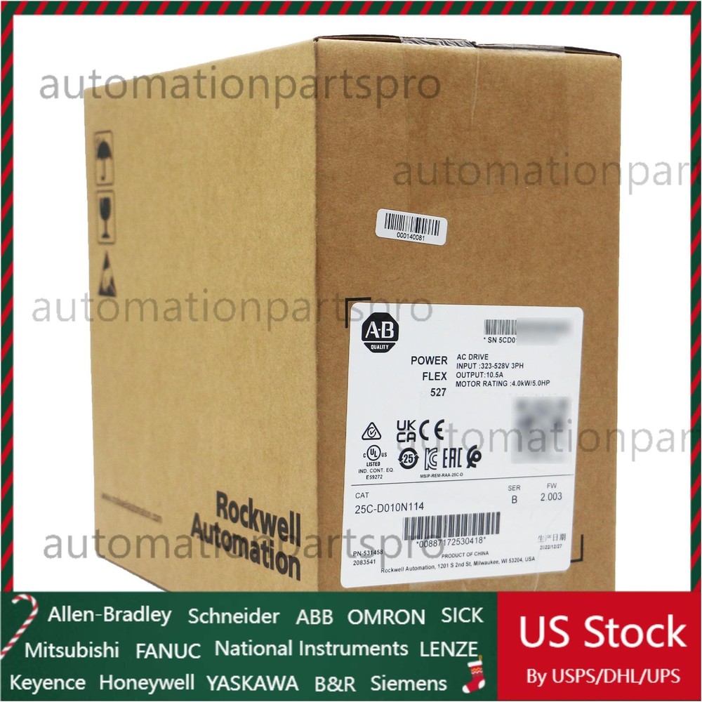 Allen-Bradley 25C-D010N114 Powerflex 527 AC Drive 480V  US Free Tax