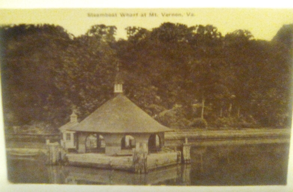 VIRGINIA Mt Vernon Steamboat Wharf VA Vintage Postcard
