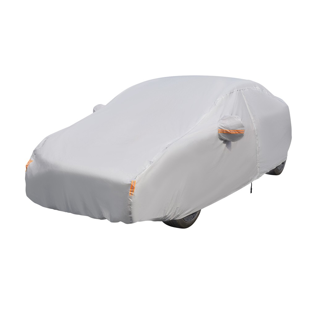 Heavy Duty Waterproof Car Cover for 15-16FT Sedan Outdoor Protection