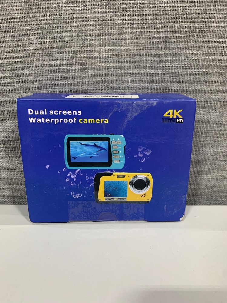 Underwater Camera FHD 2.7K 48 MP Waterproof Digital Camera Selfie Dual Screen