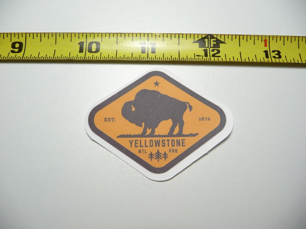 YELLOWSTONE NATIONAL PARK WYOMING #2 DECAL STICKER HIKING CAMPING NATURE OUTDOOR