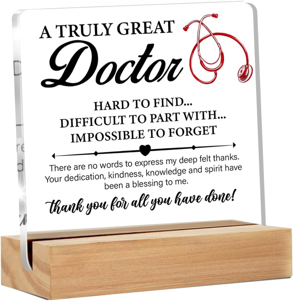 Thank You Doctor Gifts for Women Men, Doctor Appreciation Gifts, a Truly Great D