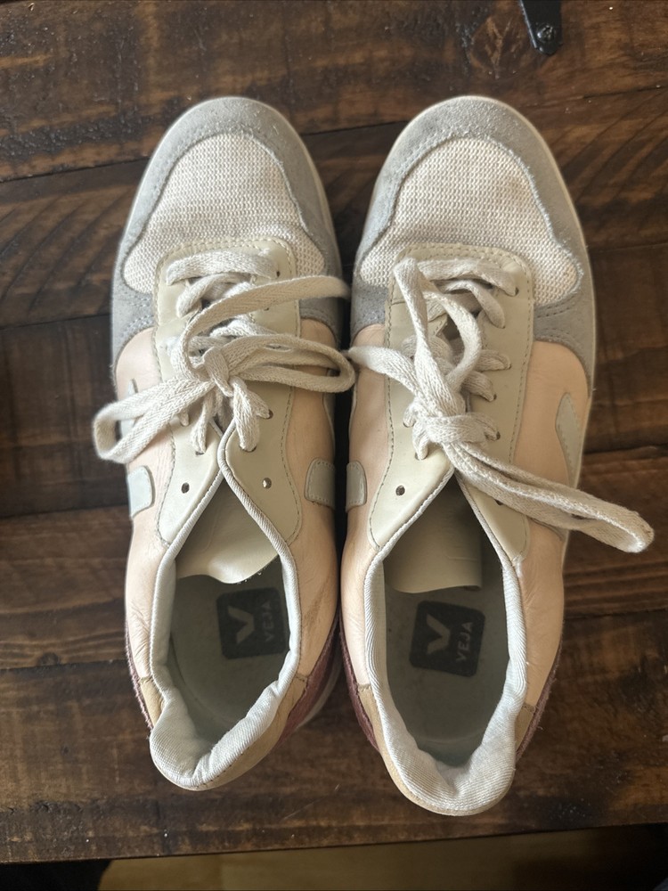 Veja V-10 Eco-Friendly Leather Sneakers for Men and Women