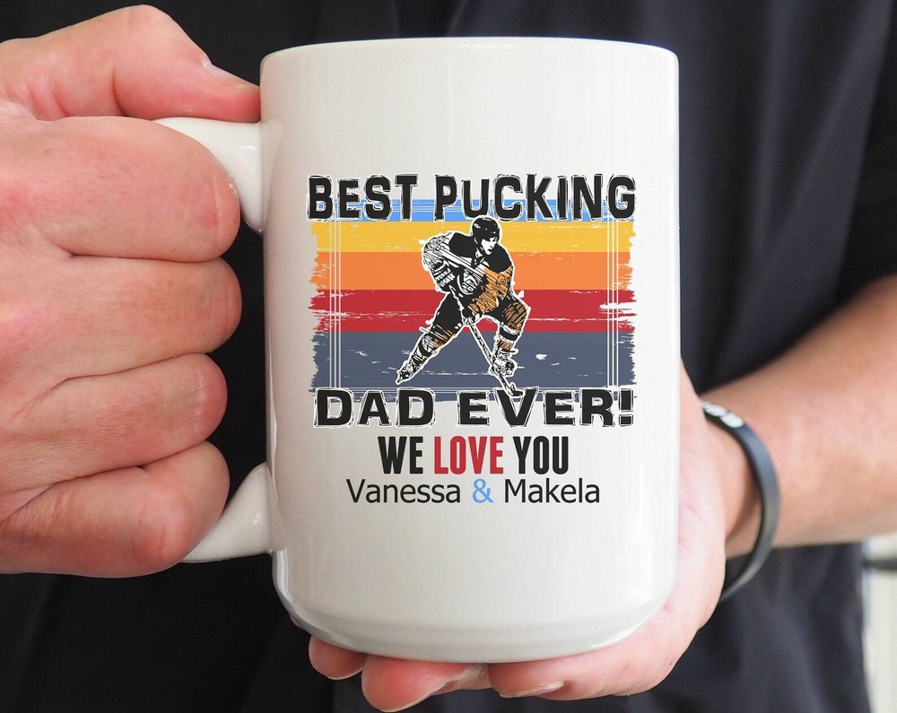 Best Pucking Dad Ever Coffee Mug Personalized Mug Father's Day Gift Gift For